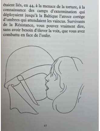 Livre Coffret de André MALRAUX & Eduardo ARROYO. Oraisons funèbres. Paris, Éditions Michèle Trinckvel, 1984.