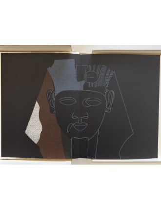 Livre Coffret de André MALRAUX & Eduardo ARROYO. Oraisons funèbres. Paris, Éditions Michèle Trinckvel, 1984.