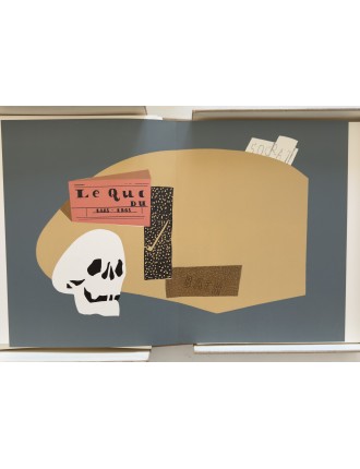 Livre Coffret de André MALRAUX & Eduardo ARROYO. Oraisons funèbres. Paris, Éditions Michèle Trinckvel, 1984.