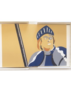 Livre Coffret de André MALRAUX & Eduardo ARROYO. Oraisons funèbres. Paris, Éditions Michèle Trinckvel, 1984.