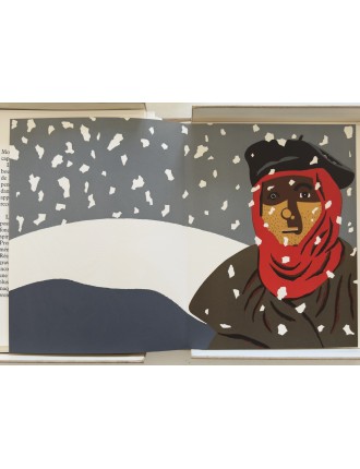 Livre Coffret de André MALRAUX & Eduardo ARROYO. Oraisons funèbres. Paris, Éditions Michèle Trinckvel, 1984.