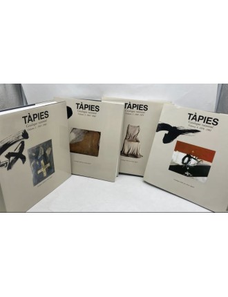 Livre TÀPIES par Anna AGUSTI - Catalogue raisonné en 4 volumes. Edition Könemann, Cologne 1999.