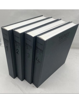 Livre TÀPIES par Anna AGUSTI - Catalogue raisonné en 4 volumes. Edition Könemann, Cologne 1999.