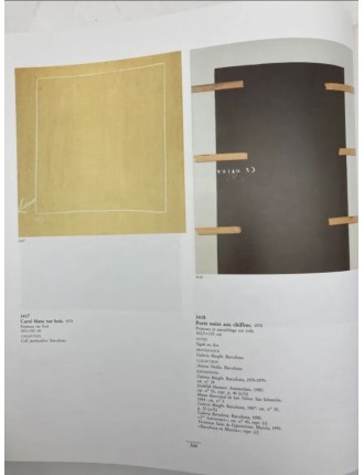 Livre TÀPIES par Anna AGUSTI - Catalogue raisonné en 4 volumes. Edition Könemann, Cologne 1999.