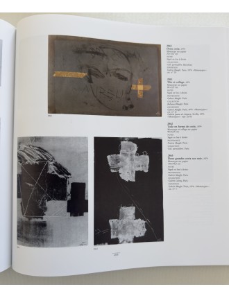 Livre TÀPIES par Anna AGUSTI - Catalogue raisonné en 4 volumes. Edition Könemann, Cologne 1999.