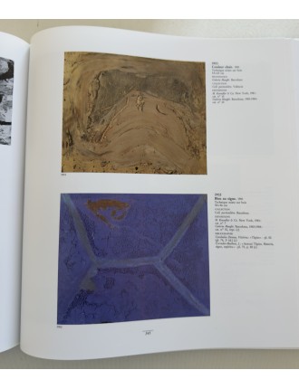 Livre TÀPIES par Anna AGUSTI - Catalogue raisonné en 4 volumes. Edition Könemann, Cologne 1999.