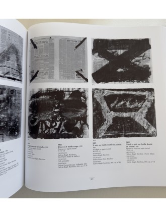 Livre TÀPIES par Anna AGUSTI - Catalogue raisonné en 4 volumes. Edition Könemann, Cologne 1999.