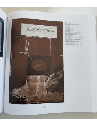Livre TÀPIES par Anna AGUSTI - Catalogue raisonné en 4 volumes. Edition Könemann, Cologne 1999.
