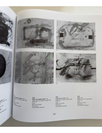Livre TÀPIES par Anna AGUSTI - Catalogue raisonné en 4 volumes. Edition Könemann, Cologne 1999.