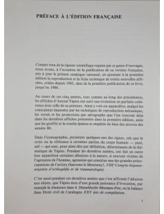 Livre Antoni TÀPIES par Rosa Maria MALLET : Affiches. Paris, Cercle d'Art, 1988.