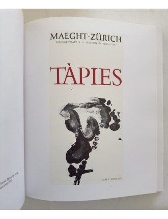Livre Antoni TÀPIES par Rosa Maria MALLET : Affiches. Paris, Cercle d'Art, 1988.