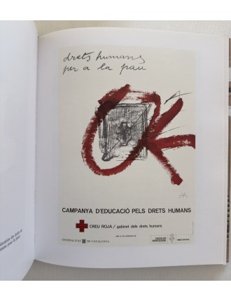 Livre Antoni TÀPIES par Rosa Maria MALLET : Affiches. Paris, Cercle d'Art, 1988.