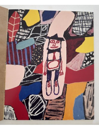 Livre Catalogue Jean DUBUFFET. Partitions 1980-81 - Psycho-sites 1981. New-York, The Pace gallery, 1983.