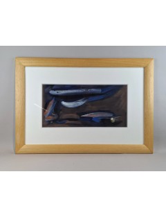 Composition abstraite. Gouache sur papier. Signée et datée 61 de James Pichette