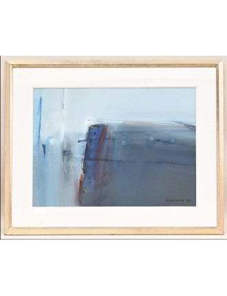 "Douceur du matin". Gouache sur papier. Signée et datée 1993 de Arthur Grosemans