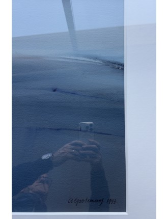 "Douceur du matin". Gouache sur papier. Signée et datée 1993 de Arthur Grosemans