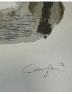 Sérigraphie sur vélin d'Arches. Epreuve d'artiste EA 12/50 de Rafael Canogar