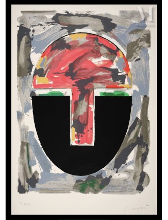 Sérigraphie sur vélin d'Arches. Epreuve d'artiste EA 12/50 de Rafael Canogar