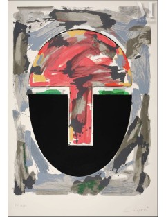 Sérigraphie sur vélin d'Arches. Epreuve d'artiste EA 12/50 de Rafael Canogar