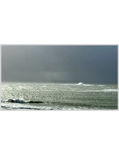 4 Photos sur tirage papier en couleur, "Mer à Quiberon".