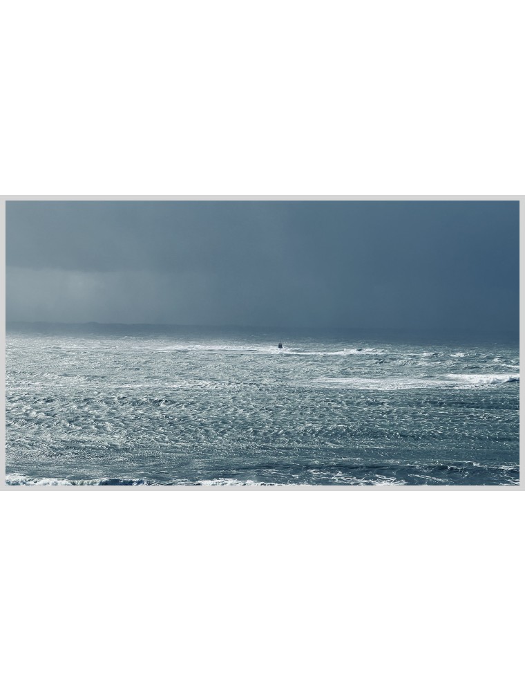 4 Photos sur tirage papier en couleur, "Mer à Quiberon".