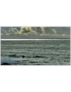 4 Photos sur tirage papier en couleur, "Mer à Quiberon".