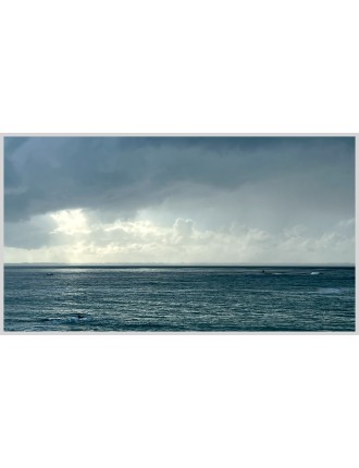 4 Photos sur tirage papier en couleur, "Mer à Quiberon".