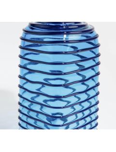 Vase - Paolo Venini- Bouteille à "Fili" avec bouchon. Modèle de 1952. Production