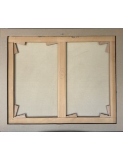 La Table Mauve. 1979. Huile sur toile. Signée et datée en bas à droite de François Arnal