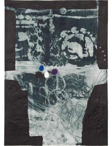 Souvenir du Park Güell, 1969. Aquatinte et gravure au carborundum sur vélin de Antoni Clavé