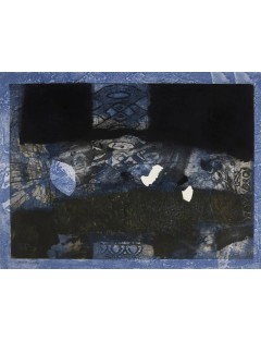 Table et nappe, 1969. Eau-forte et carborundum sur vélin de Antoni Clavé