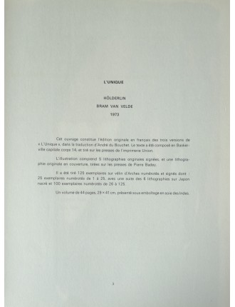 Derrière le Miroir n°207 - Cinq livre gravé. Paris, Maeght Éditeur, janv. 1974