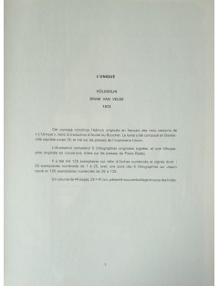 Derrière le Miroir n°207 - Cinq livre gravé. Paris, Maeght Éditeur, janv. 1974