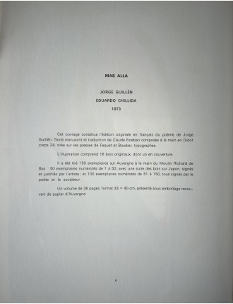 Derrière le Miroir n°207 - Cinq livre gravé. Paris, Maeght Éditeur, janv. 1974