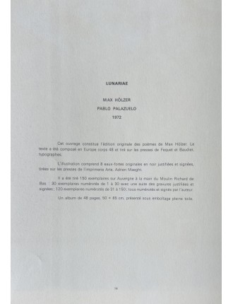 Derrière le Miroir n°207 - Cinq livre gravé. Paris, Maeght Éditeur, janv. 1974