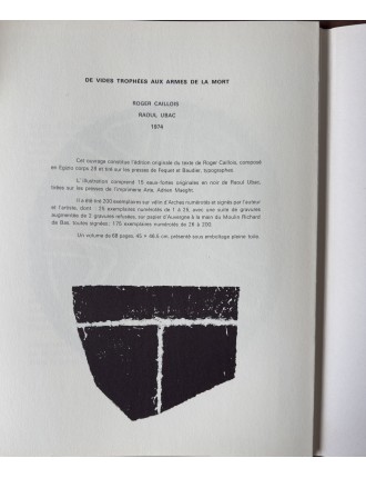 Derrière le Miroir n°207 - Cinq livre gravé. Paris, Maeght Éditeur, janv. 1974