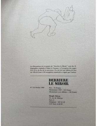 Derrière le miroir n°176. Le Yaouanc. Février 1969. Edition Maeght.