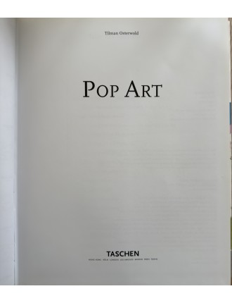 Livre Pop Art de Tilman Osterwold. Edition Taschen 2007