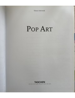 Livre Pop Art de Tilman Osterwold. Edition Taschen 2007