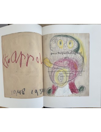 Livre Karel Appel. Art psychopathologique Carnet 1948 - 1950. Dessins et gouaches. Ides et Calendes.