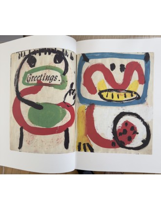 Livre Karel Appel. Art psychopathologique Carnet 1948 - 1950. Dessins et gouaches. Ides et Calendes.