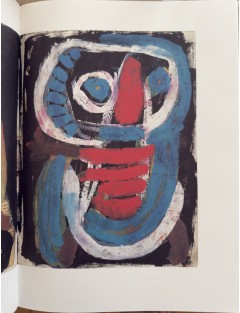 Livre Karel Appel. Art psychopathologique Carnet 1948 - 1950. Dessins et gouaches. Ides et Calendes.