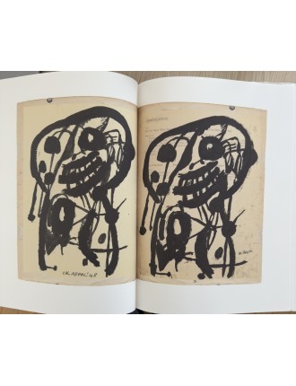 Livre Karel Appel. Art psychopathologique Carnet 1948 - 1950. Dessins et gouaches. Ides et Calendes.