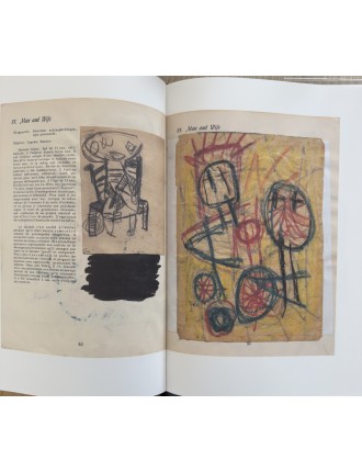 Livre Karel Appel. Art psychopathologique Carnet 1948 - 1950. Dessins et gouaches. Ides et Calendes.