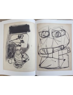 Livre Karel Appel. Art psychopathologique Carnet 1948 - 1950. Dessins et gouaches. Ides et Calendes.