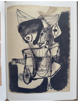 Livre Karel Appel. Art psychopathologique Carnet 1948 - 1950. Dessins et gouaches. Ides et Calendes.