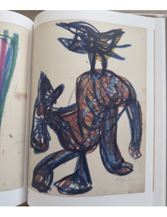Livre Karel Appel. Art psychopathologique Carnet 1948 - 1950. Dessins et gouaches. Ides et Calendes.