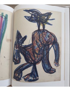 Livre Karel Appel. Art psychopathologique Carnet 1948 - 1950. Dessins et gouaches. Ides et Calendes.