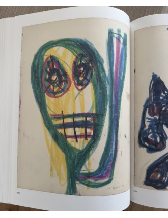Livre Karel Appel. Art psychopathologique Carnet 1948 - 1950. Dessins et gouaches. Ides et Calendes.