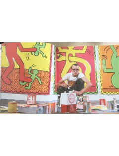 Livre Keith Haring de J.Deitch - S.Geiss - J.Gruen. En coopération avec The Estate of K.Haring. Rizzoli NY.2008